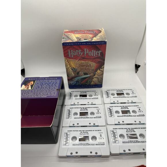 Harry Potter and the Chamber of Secrets by J. K. Rowling (Unabridged Cassette) - Picture 1 of 6